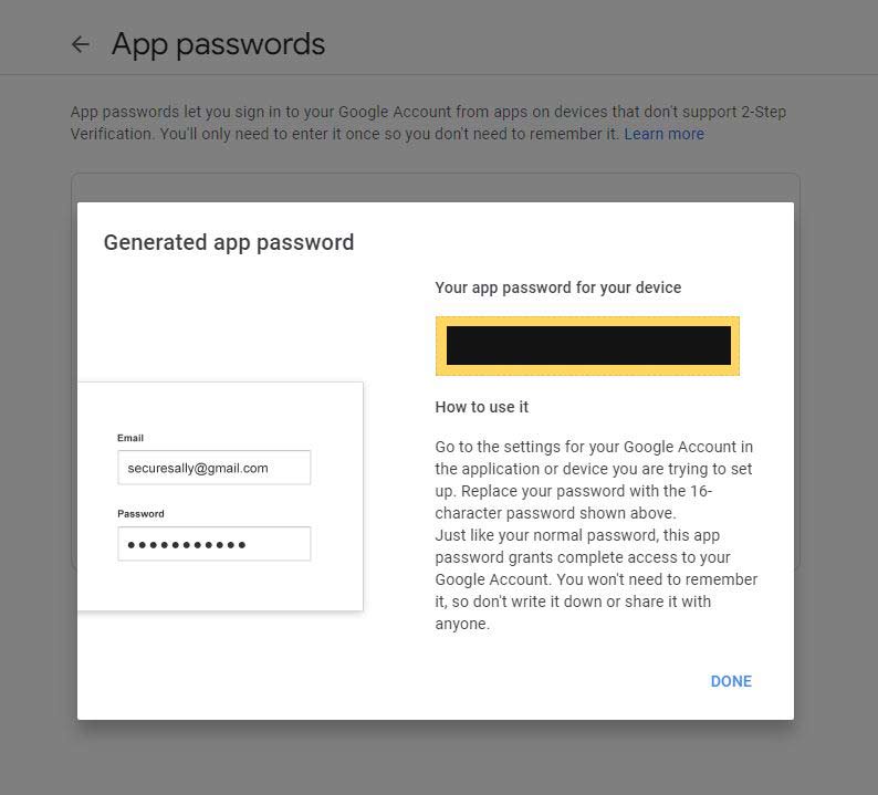App Password Code